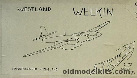 Contrail 1/72 Westland Welkin plastic model kit